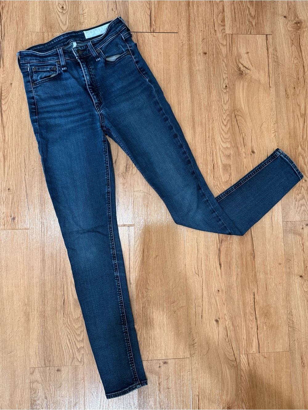 rag & bone Deep Indigo Skinny Jeans